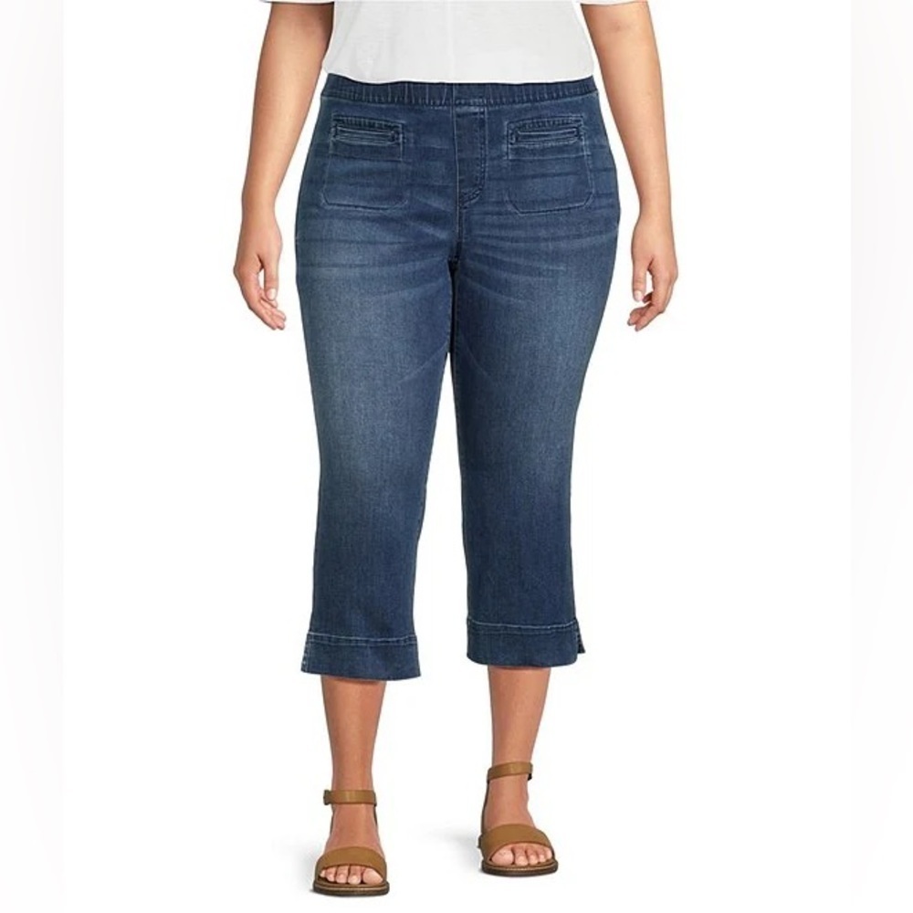 NWT Westbound Hi-Rise Skinny Crop Capri Jeans Size 24W